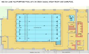 six lane pool