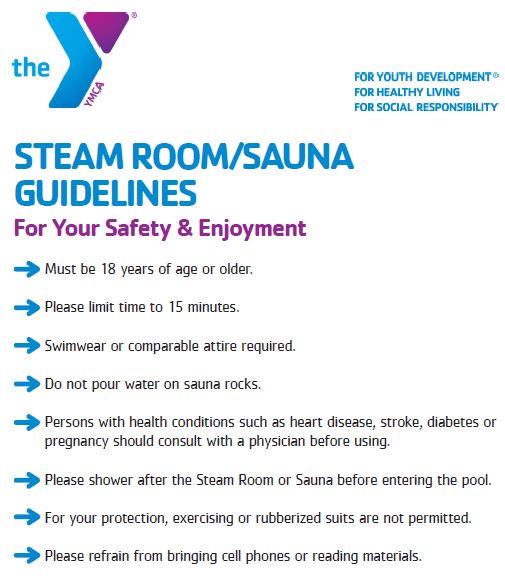 Steam Room Rules And Regulations At Brandon Myers Blog