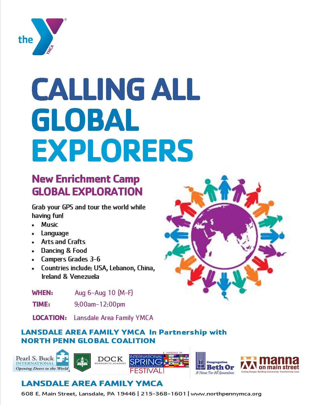 Global Summer Exploration Camp - North Penn YMCA