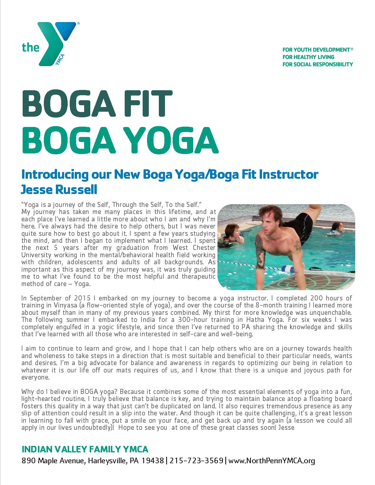 Meet Indian Valley's New Boga Instructor - North Penn YMCA
