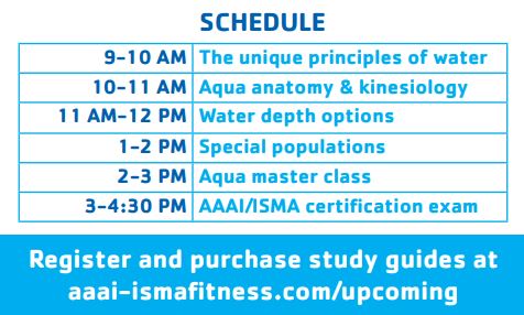 schedule for aqua