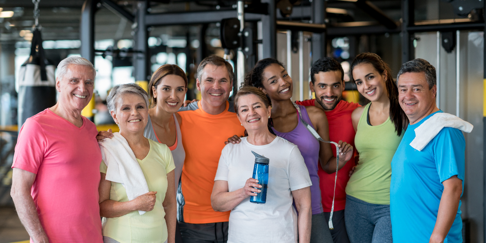 ymca members in the gym