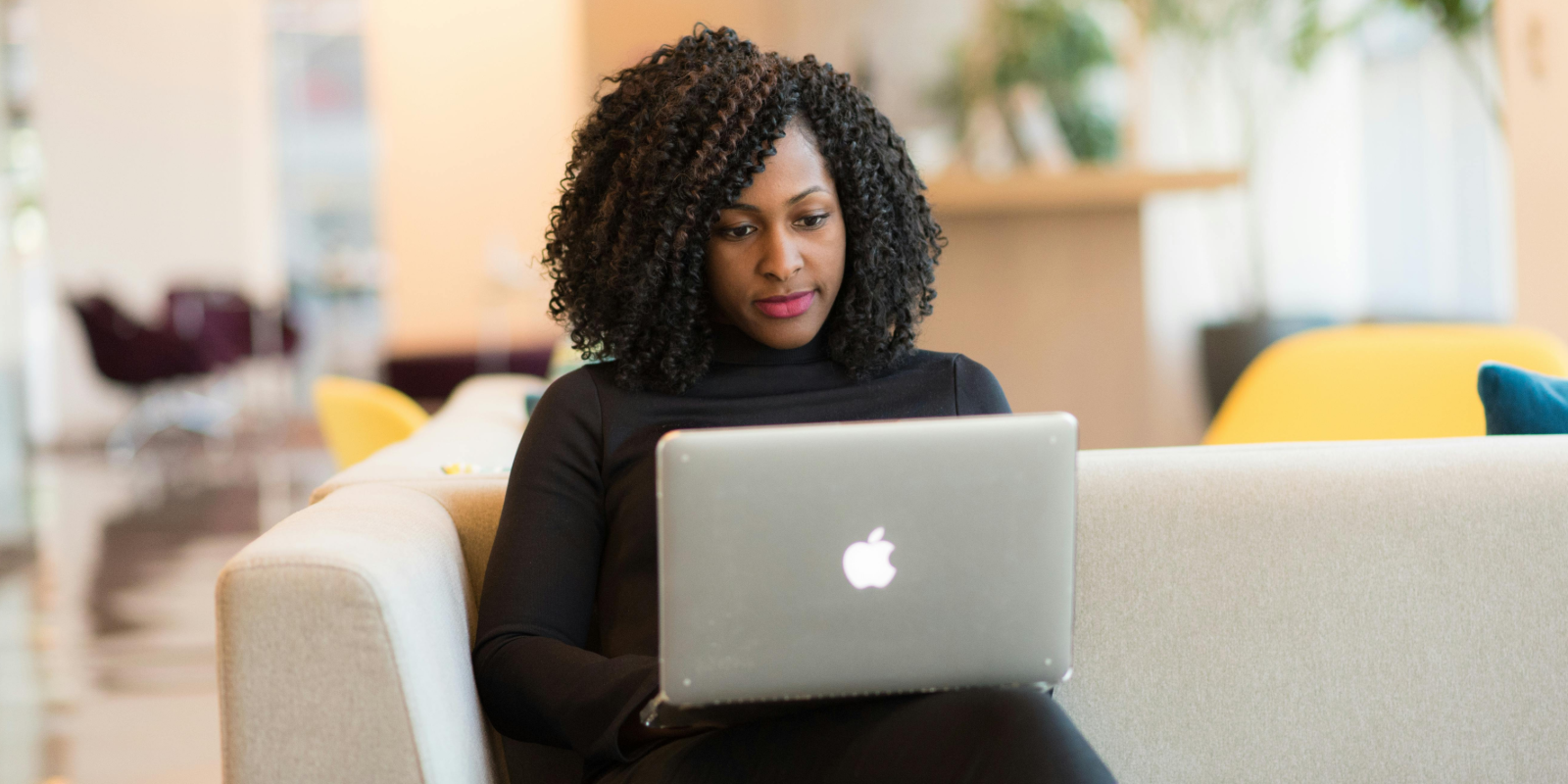 woman on laptop