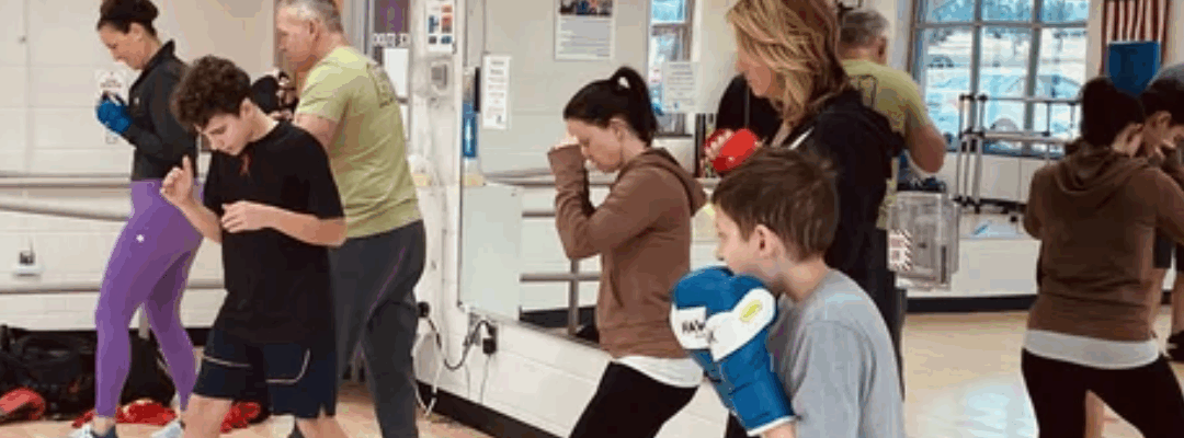 family boxing class