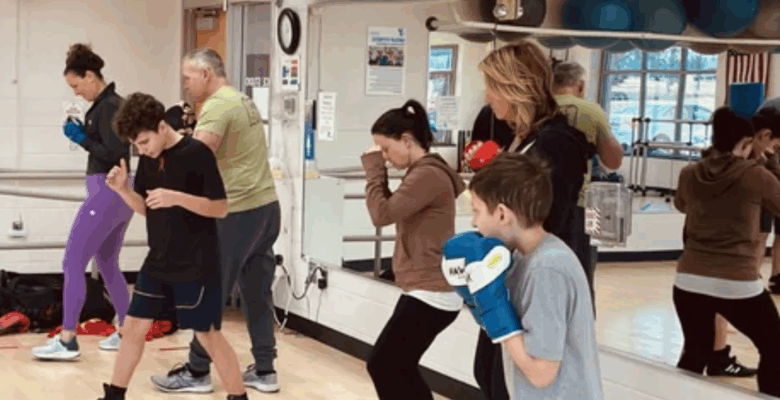 family boxing class